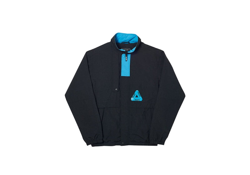 Palace Supplex Shell Jacket Black/Blue