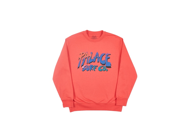 Palace Surf Co Crew Light Red