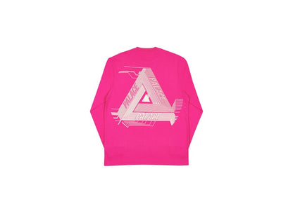 Palace Surkit Longsleeve Hot Pink/Grey