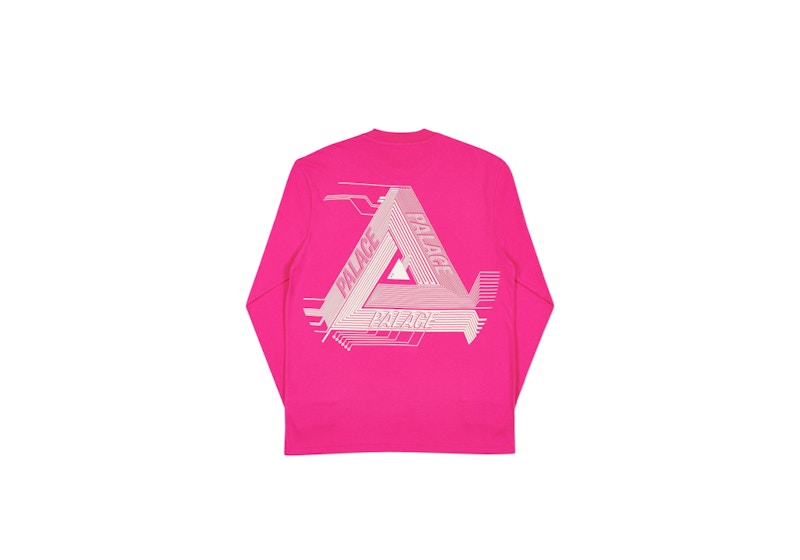Palace Surkit Longsleeve Hot Pink/Grey