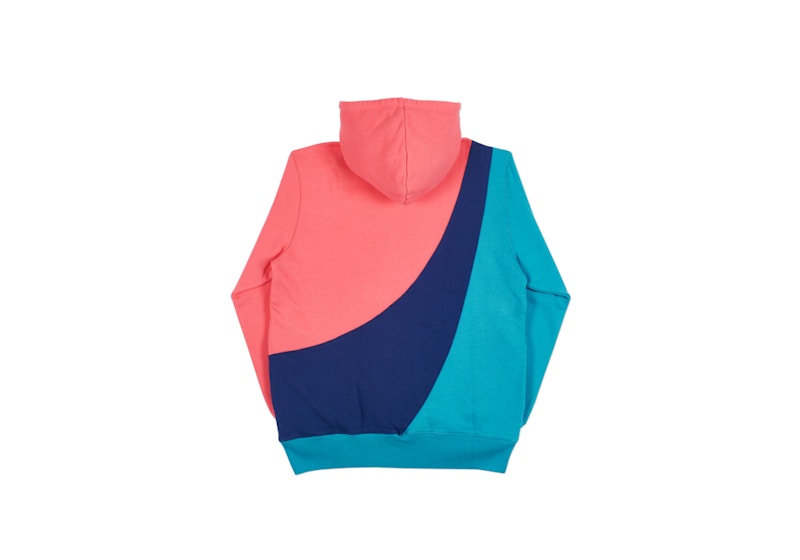 Palace Sweeper Hood Pink/Navy/Teal