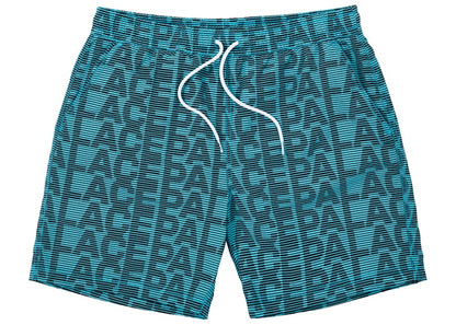 Palace Swim Shorts Cyan