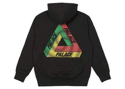 Palace Swirl Tri-Ferg Hood Black