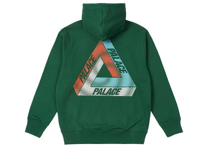 Palace Swirl Tri-Ferg Hood Green