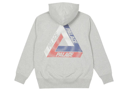 Palace Swirl Tri-Ferg Hood Grey Marl