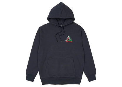 Palace Swirl Tri-Ferg Hood Navy