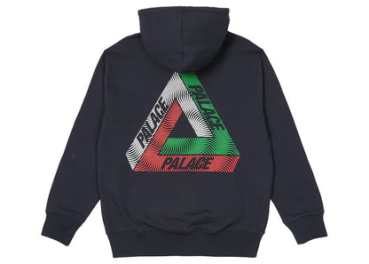 Palace Swirl Tri-Ferg Hood Navy