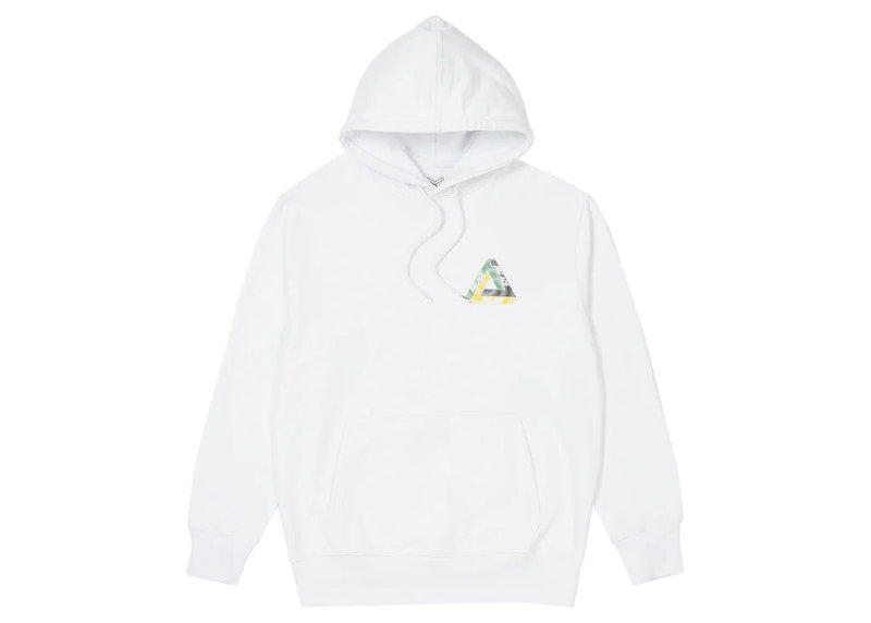 Palace Swirl Tri-Ferg Hood White