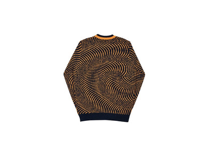 Palace Swirly Wurly Knit Black/Orange