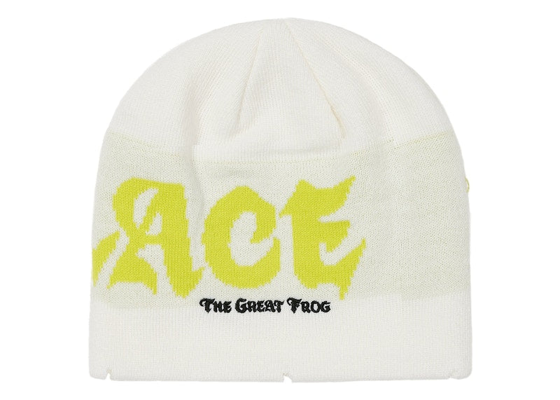 Palace TGF Beanie White