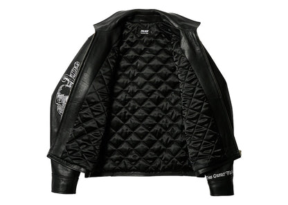 Palace TGF Leather Jacket Black