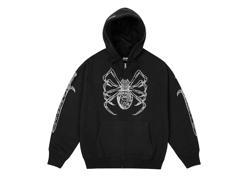 Palace TGF Zip Hood Black