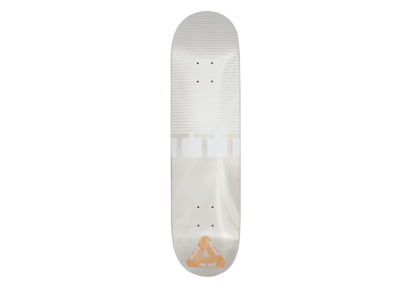 Palace TTT 8 Skateboard Deck White