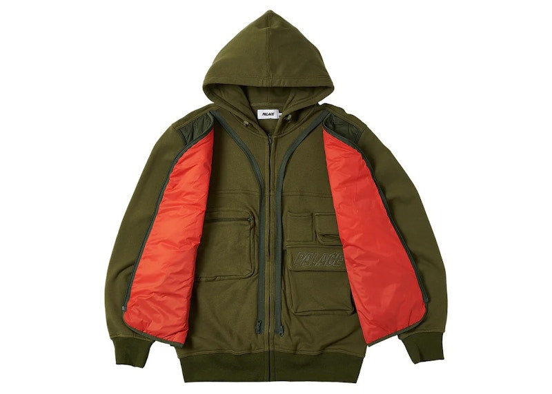 Palace Tactical Zip Hood Deep Green