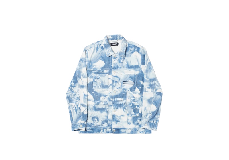 Palace Team Jacket White/Navy