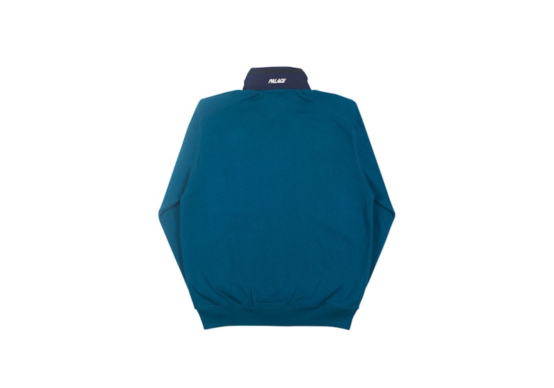 Palace Techno Zip Sweat Teal