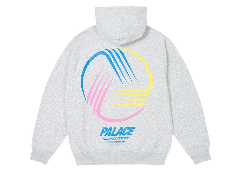 Palace Technologies Hood Grey Marl