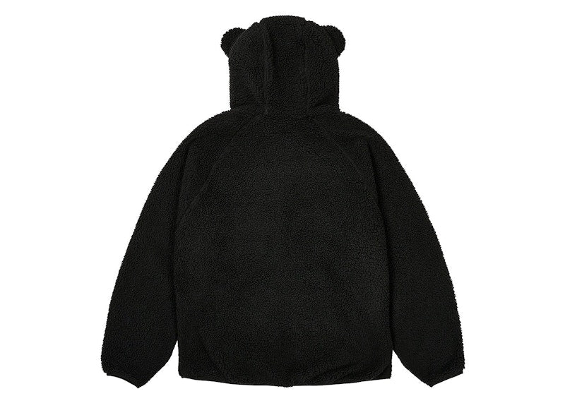 Palace Teddy Fleece Jacket Black