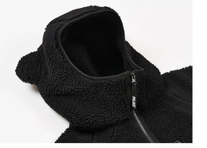 Palace Teddy Fleece Jacket Black