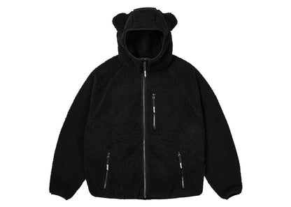 Palace Teddy Fleece Jacket Black