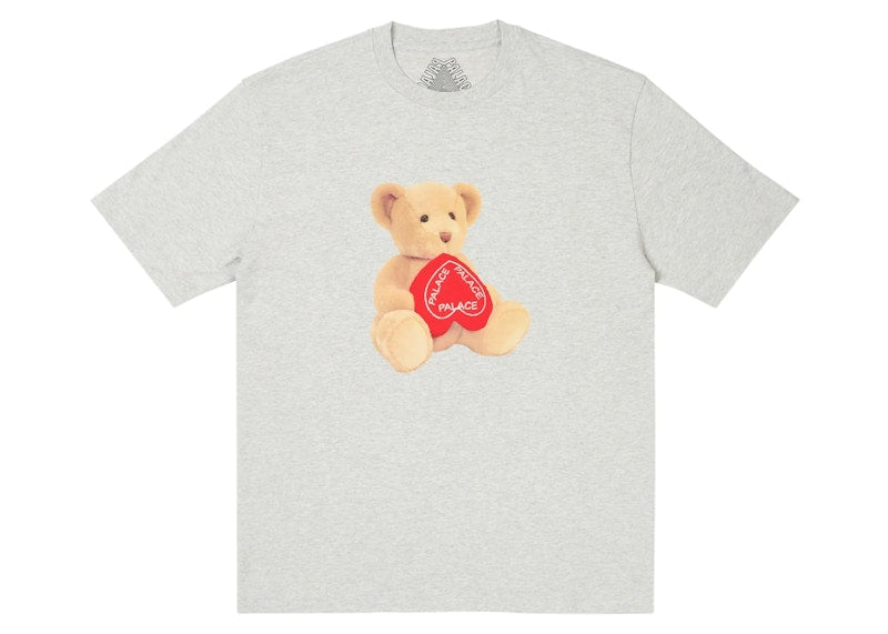 Palace Teddy T-shirt Grey Marl