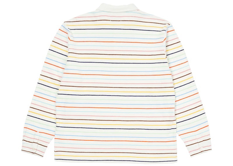 Palace Terry Stripe Longsleeve White
