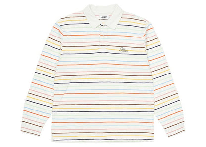 Palace Terry Stripe Longsleeve White