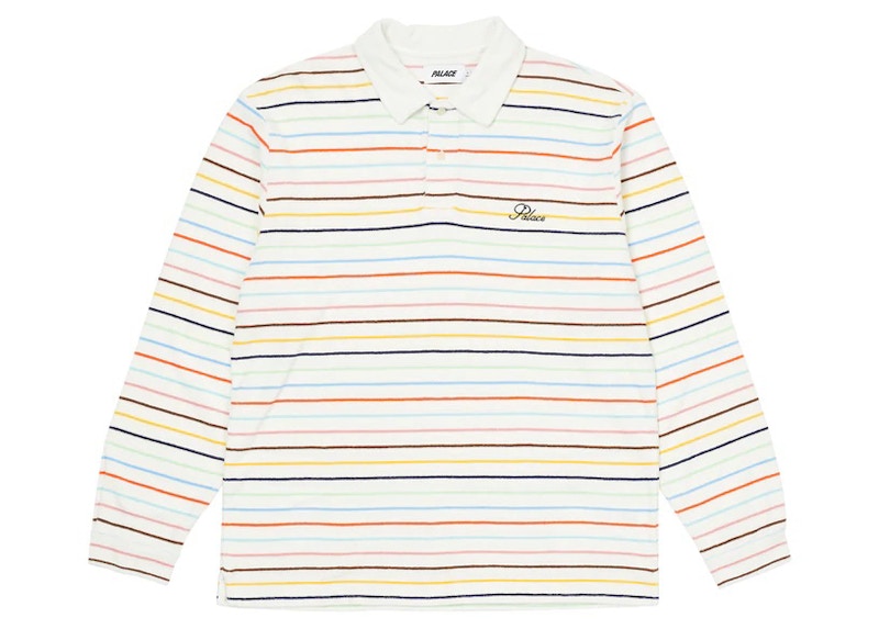 Palace Terry Stripe Longsleeve White