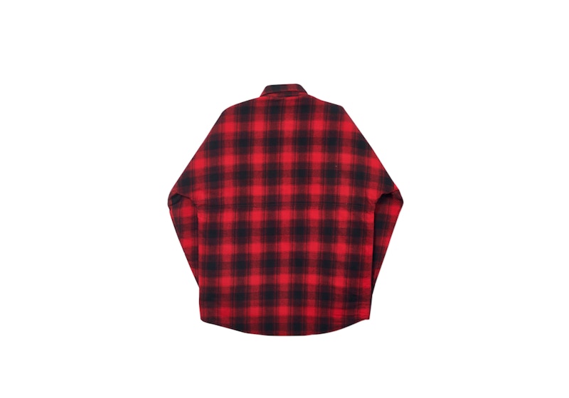 Palace Therma Yak Thinsulate Overshirt Red Plaid