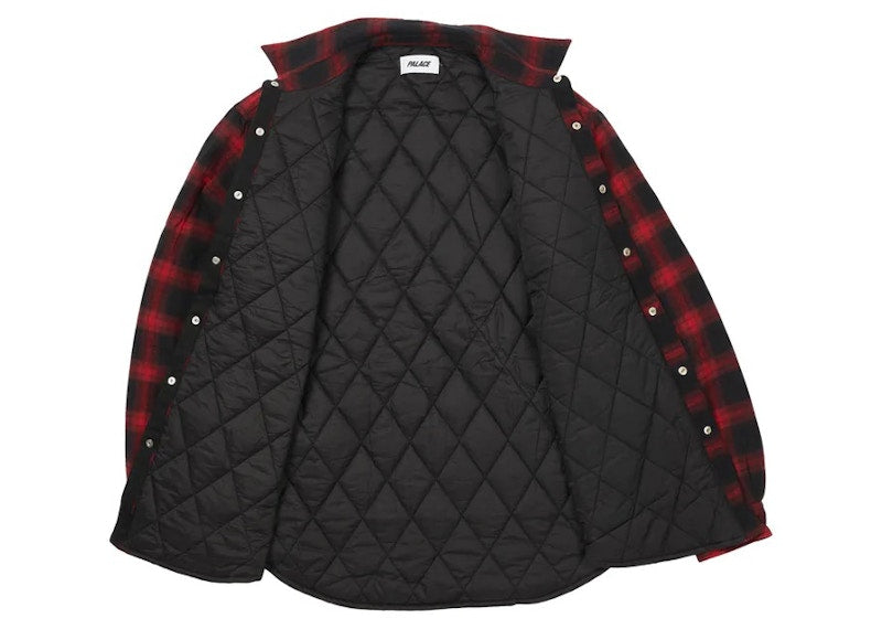 Palace Therma Yak Thinsulate Shirt Red