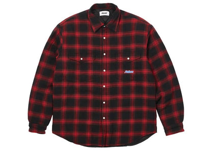 Palace Therma Yak Thinsulate Shirt Red