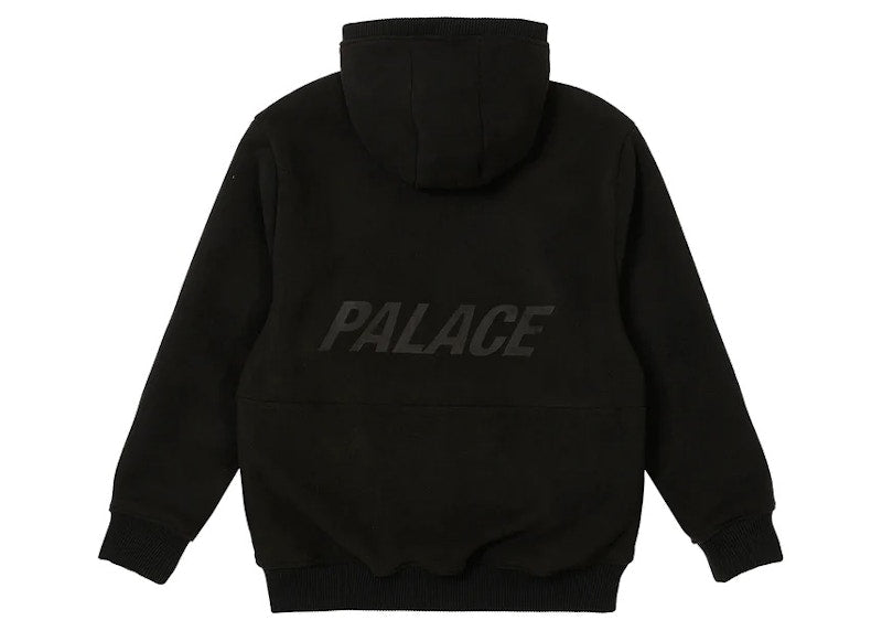 Palace Therma Zip Hood Black