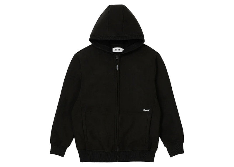 Palace Therma Zip Hood Black