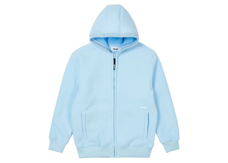 Palace Therma Zip Hood Light Blue