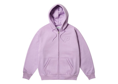 Palace Thermal Embossed P3 Zip Hood Pastel Purple