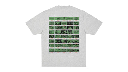 Palace Top Up T-Shirt Grey Marl