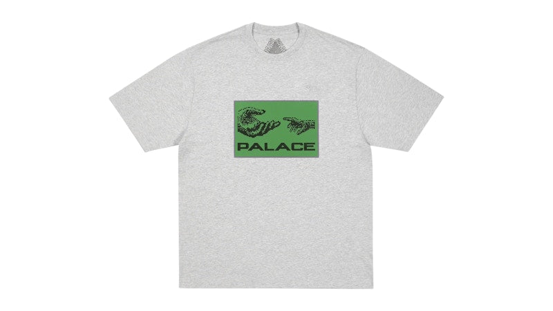 Palace Top Up T-Shirt Grey Marl
