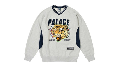 Palace Tora Tora Crew Grey Marl