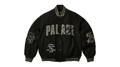 Palace Tora Tora Varsity Jacket Black