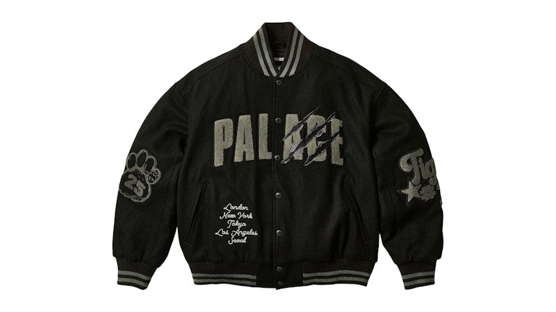 Palace Tora Tora Varsity Jacket Black