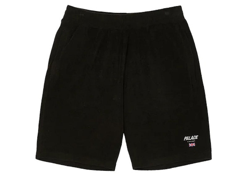 Palace Towelling Shorts Black