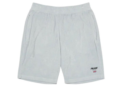 Palace Towelling Shorts Grey
