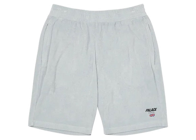 Palace Towelling Shorts Grey