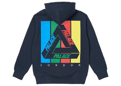 Palace Tre-Emb Hood Navy