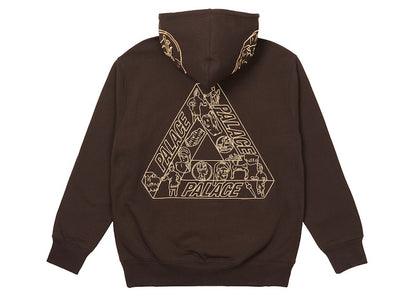Palace Tri-Archaeology Hood Brown