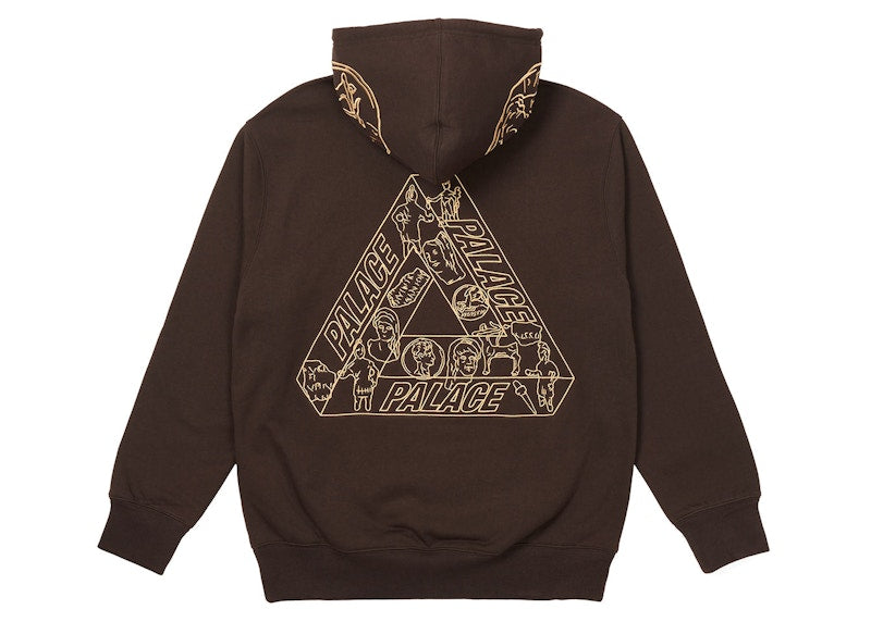 Palace Tri-Archaeology Hood Brown