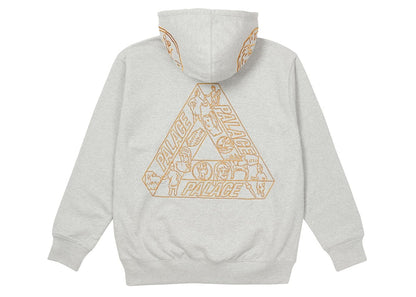 Palace Tri-Archaeology Hood Grey Marl