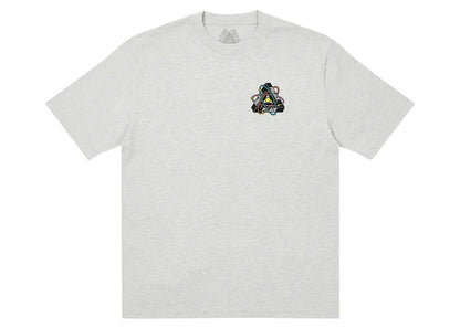 Palace Tri-Atom T-shirt Grey Marl