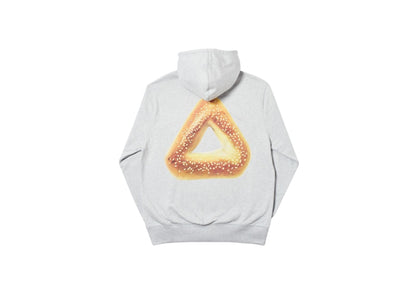 Palace Tri-Bagel Hood Grey Marl