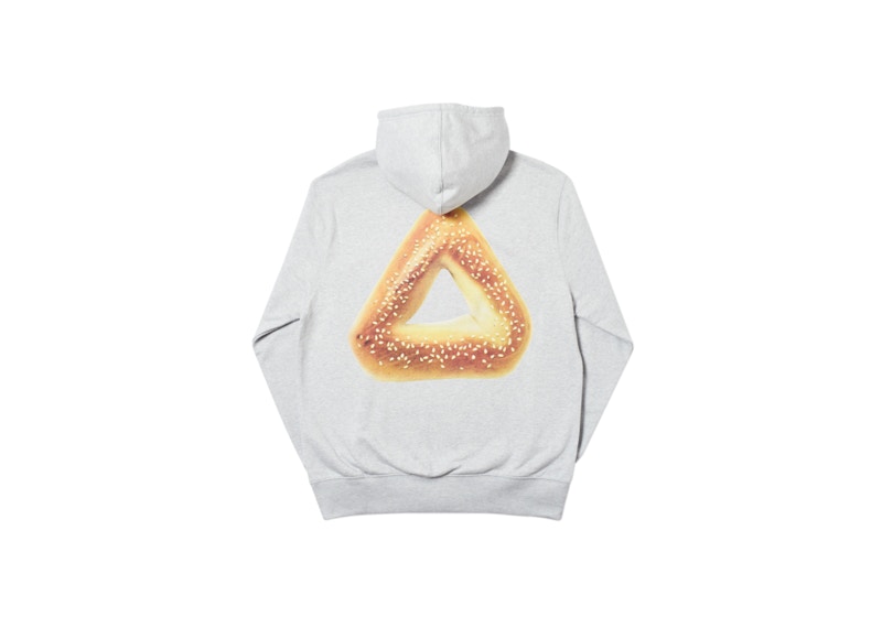 Palace Tri-Bagel Hood Grey Marl